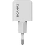 Canyon CU20C, vysokorýchlostná nabíjačka, USB-C, 20W, biela