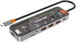 Canyon DS-13, Multiport Docking Station, USB-C, 100W