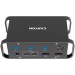 Canyon DS-95, USB-C vstup, 100W, dokovacia stanica