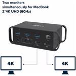 Canyon DS-95, USB-C vstup, 100W, dokovacia stanica