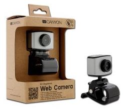 Canyon Green Series Web Camera CNF-WCAM02B, CMOS, 1,3 MPixel, USB, vst