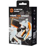 Canyon GTWS-2 ''DoubleBee'' herné True Wireless Bluetooth slúchadlá do uší, oranžové, (rozbalené)