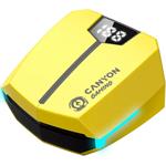 Canyon GTWS-2 ''DoubleBee'' herné True Wireless Bluetooth slúchadlá do uší, žlté