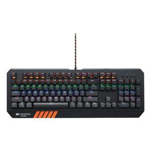 Canyon Hazard CND-SKB6-US herná klávesnica, USB, mechanická, LED podsvietenie 20 režimov, EN klávesy, (rozbalené)