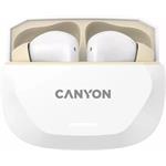 Canyon Hexagon 7, bezdrôtové slúchadlá, béžovo-biele, (rozbalené)