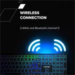 Canyon HKB-W11, bezdrôtová klávesnica, biela