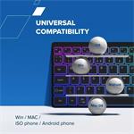 Canyon HKB-W11, bezdrôtová klávesnica, čierny