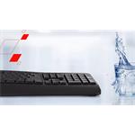 Canyon HKB-W6, ergonomická bezdrôtová klávesnica, SK/CZ, čierna