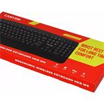 Canyon HKB-W6, ergonomická bezdrôtová klávesnica, SK/CZ, čierna