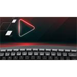 Canyon HKB-W6, ergonomická bezdrôtová klávesnica, SK/CZ, čierna