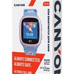 Canyon KW-49, Zefir, smart hodinky pre deti, ružovo-modré, (rozbalené)