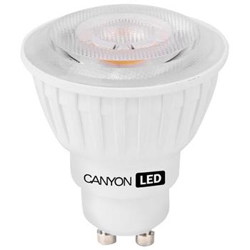 Canyon LED COB žiarovka, GU10, bodová MR16, 7.5W, 540 lm, neutrálna biela 4000K, 220-240V, 60°, Ra>80, 50.000 hod