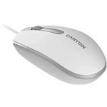 Canyon M-10, optická myš, šedo-biela