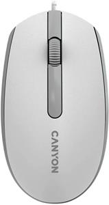 Canyon M-10, optická myš, šedo-biela