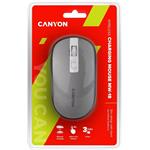Canyon MW-18, bezdrôtová optická myš USB, tmavo-šedá