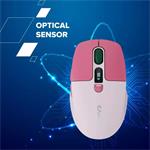 Canyon MW-26, bezdrôtová optická myš, ružová