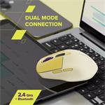 Canyon MW-26, bezdrôtová optická myš, žltá