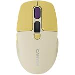 Canyon MW-26, bezdrôtová optická myš, žltá