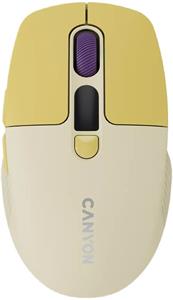 Canyon MW-26, bezdrôtová optická myš, žltá