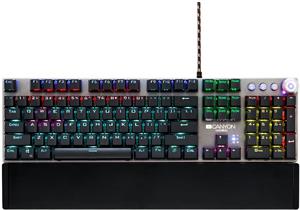 Canyon Nightfall CND-SKB7-US herná klávesnica, USB, mechanická, LED podsvietenie 22 režimov, EN klávesy
