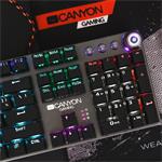 Canyon Nightfall GK-7, mechanická herná klávesnica, EN klávesy