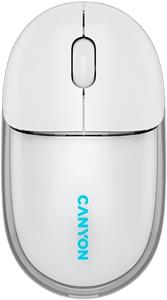 Canyon On Click 24, bezdrôtová optická myš, biela