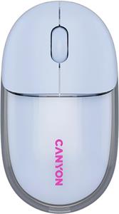 Canyon On Click 24, bezdrôtová optická myš, modrá