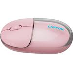 Canyon On Click 24, bezdrôtová optická myš, ružová