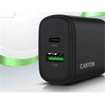 Canyon OnCharge 200, univerzálna nabíjačka, čierna