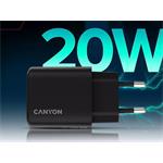Canyon OnCharge 200, univerzálna nabíjačka, čierna