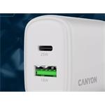 Canyon OnCharge 250, univerzálna nabíjačka, 25W, biela