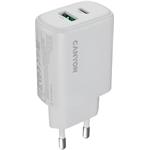 Canyon OnCharge 250, univerzálna nabíjačka, 25W, biela