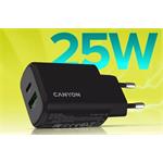 Canyon OnCharge 250, univerzálna nabíjačka, čierna
