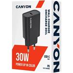 Canyon OnCharge 30CL, univerzálna cestovná nabíjačka, čierna