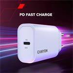 Canyon OnCharge 30CL, univerzálna cestovná nabíjačka, ružová