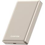 Canyon OnCharge 510 Powerbanka, 10 000 mAh, 20W, béžová, (rozbalené)