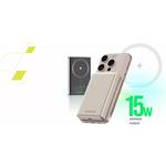 Canyon OnCharge 510 Powerbanka, 10 000 mAh, 20W, béžová, (rozbalené)