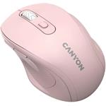 Canyon OnClick 20, bezdrôtová optická myš, ružová
