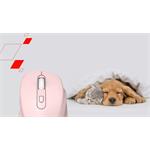 Canyon OnClick 20, bezdrôtová optická myš, ružová