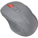 Canyon OnClick 20, bezdrôtová optická myš, sivá