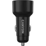 Canyon OnDrive 48, univerzálna autonabíjačka, 1x USB-C, 1x USB-A, rýchle nabíjanie, výkon 48 W