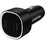 Canyon OnDrive 60, univerzálna autonabíjačka, 2x USB-C, rýchle nabíjanie, výkon 60 W