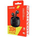 Canyon OnGo 13, TWS BT 5.4 slúchadlá do uší, čierny