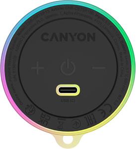 Canyon OnMove 13, prenosný bluetooth reproduktor, čierny