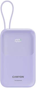 Canyon OnPower 101 Powerbanka, 10 000 mAh, 22.5W, fialová, (rozbalené)