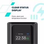 Canyon OnPower 130 Powerbanka, 30W, 10.000 mAh, sivá