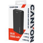 Canyon OnPower 200, powerbanka, 20 000 mAh