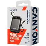Canyon OnPower 204, powerbanka, 20 000 mAh