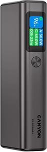 Canyon OnPower 230 Powerbanka, 20 000 mAh, 130W, sivá, (rozbalené)