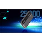 Canyon OnPower 240, Powerbanka 25000mAh, 140W, čierna